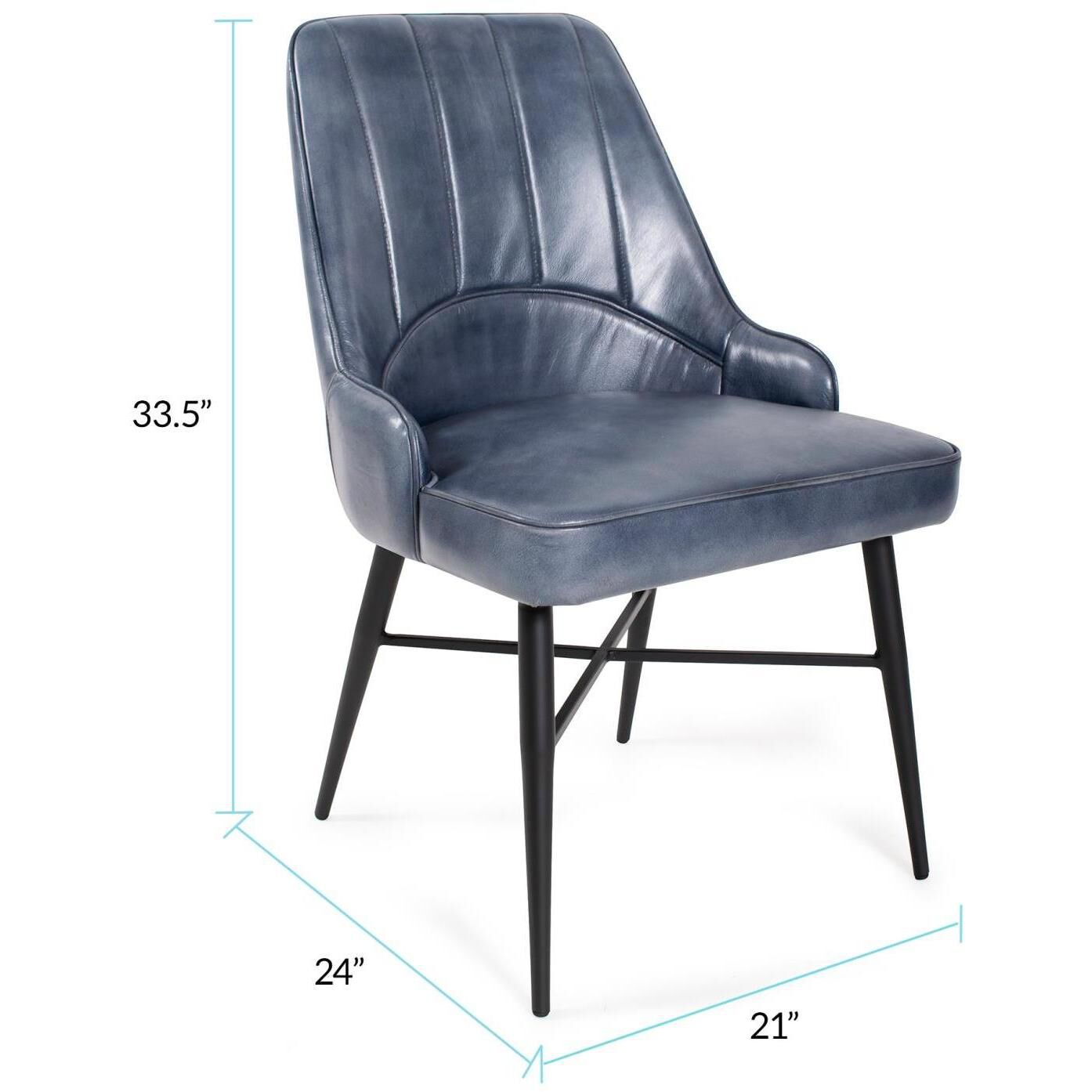 Melbourne Blue Accent Chair